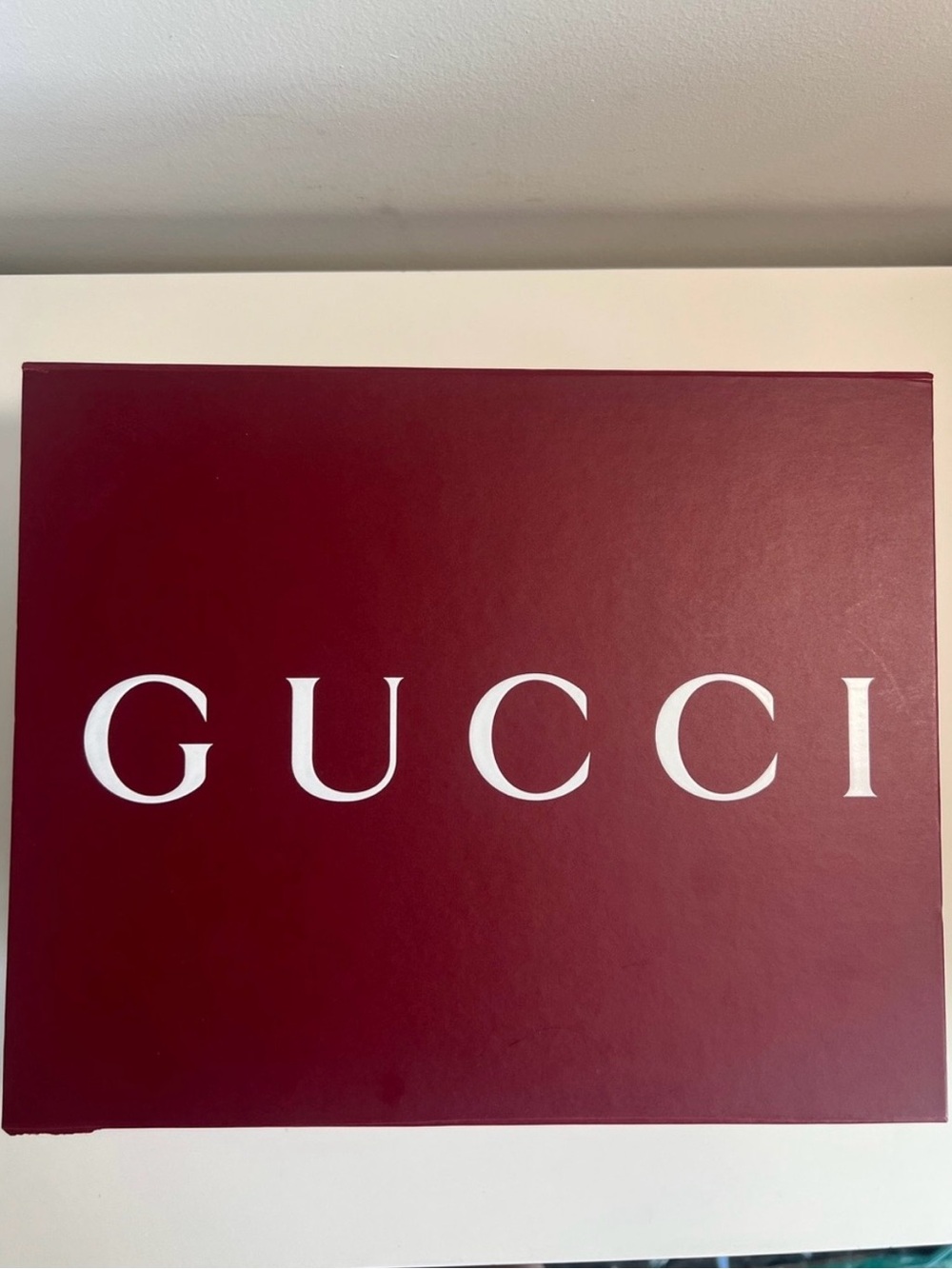 Gucci Deep Red Logo Gift Box